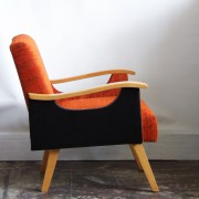 vintage, scandinave, artisan tapissier, montreuil