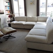 vintage, scandinave, artisan tapissier, montreuil