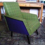 fauteuil vintage, Bagnolet, Montreuil, Paris, Designer, Paulin, Mourgue, Steiner, artisan tapissier, Airborne, artisan tapissier