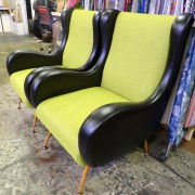 fauteuil vintage, Bagnolet, Montreuil, Paris, Designer, Paulin, Mourgue, Steiner, artisan tapissier, Airborne, artisan tapissier