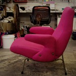 fauteuil vintage, Bagnolet, Montreuil, Paris, Designer, Paulin, Mourgue, Steiner, artisan tapissier, Airborne